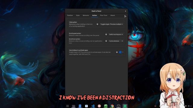 GNOME 3.36: Panel Windows Preview w Click, like Ubuntu Dock смотреть онлайн