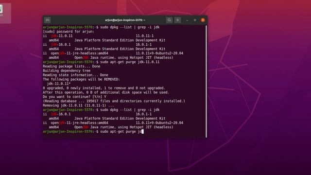 How to uninstall java in Ubuntu - Debian Linux | How to completely uninstall Java jdk? | Arjun Code смотреть онлайн
