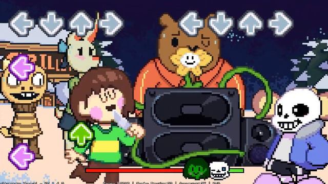 Undertale в fnf-Проходим новый мод. смотреть онлайн