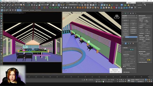 Создать виллу в Китае в 3ds Max и Corona Renderer | Интерьер в 3ds Max и Corona Renderer смотреть онлайн