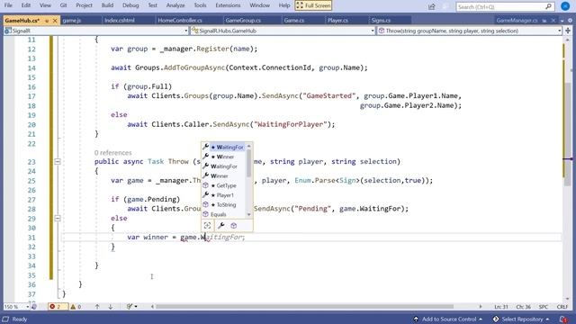 SignalR смотреть онлайн