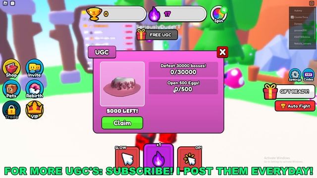 How To Get Sakura Fedora in Wizard Clicker Simulator (ROBLOX FREE LIMITED UGC ITEMS) смотреть онлайн