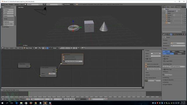 WebGL, Links and an Intro to Node Logic in Blend4Web смотреть онлайн