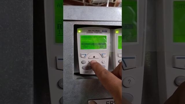 Changing Auto To Manual Mode VFD ABB, HVAC System Alarm 2021