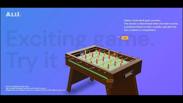 3D Foosball Table | HTML | SASS | JS | Three.JS смотреть онлайн