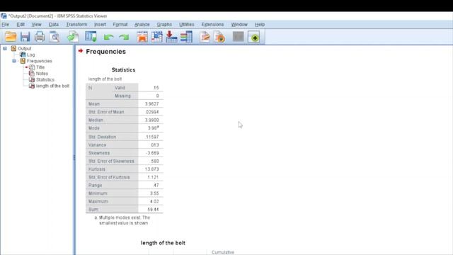 SPSS Calculate Measure of Central tendency & Dispersion Interpretation смотреть онлайн