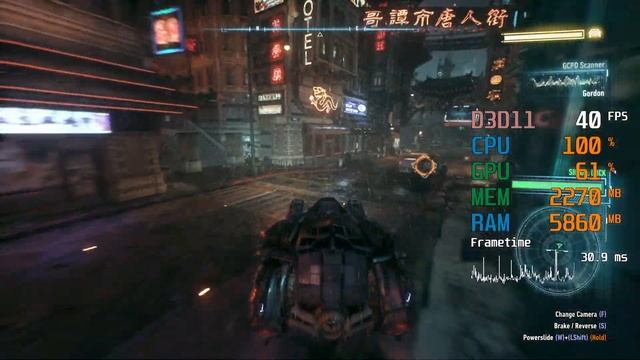 GeForce GTX 1060 3GB -- AMD Athlon 200GE -- Batman Arkham Knight FPS Test смотреть онлайн