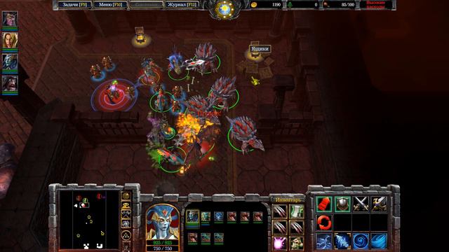 Прохождение Warcraft III Reforged. Высокая сложность. Кампания эльфов крови. Глава 6. Часть 4 смотреть онлайн
