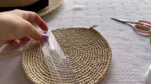 Мастер класс шляпа Канотье из рафии