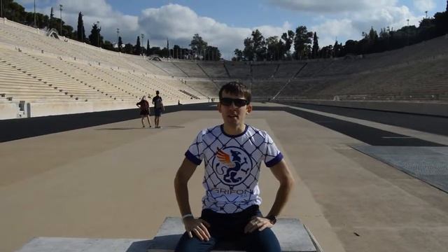 Бегущий Посол Grifon RUN Артем Зыкин - с Олимпийского стадиона в Афинах смотреть онлайн
