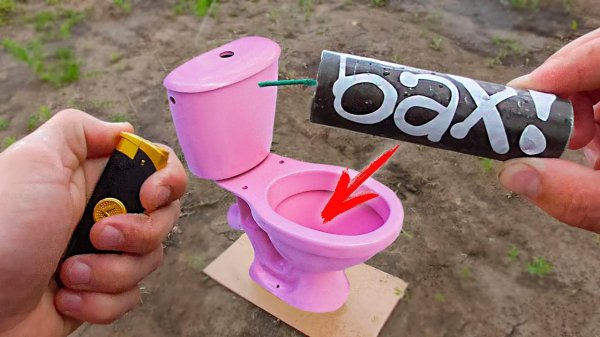 ✅ ТОП 10 МОЩНЫХ ПЕТАРД В РОЗОВОМ УНИТАЗЕ ? БОЛЬШАЯ ПЕТАРДА + УНИТАЗ ДЛЯ ДЕВОЧЕК ? ВЫПАЛ ПЕРВЫЙ СНЕГ