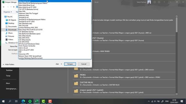 Tutorial Menyimpan Excel dalam Format 97 2003 смотреть онлайн