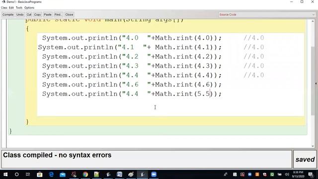 Math Class Library function in Java | Part-2 | Math.ceil( ) | Math.floor( ) | Math.rint( ) etc| Eas смотреть онлайн