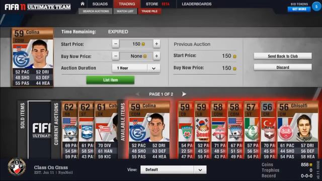 Fifa 11 UT - How to do the 150 BIN trick quickly and easily. смотреть онлайн