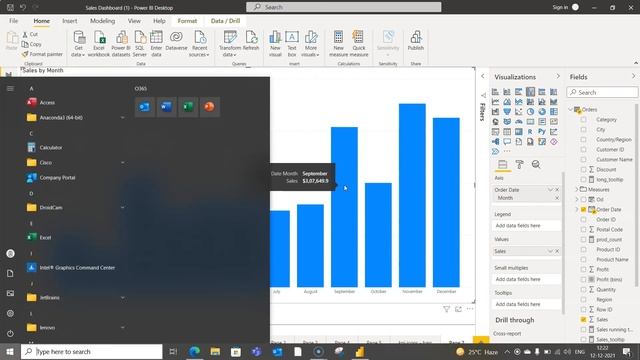 How to Export Data from Power BI Visualization and adding columns to this data export смотреть онлайн