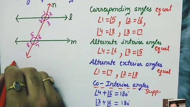 Angles formed by Parallel Lines and Transversal смотреть онлайн