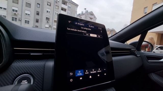 Renault Clio (2023) - how to reduce or increase the volume of the turn signals? смотреть онлайн