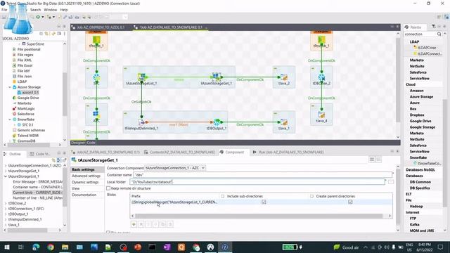02 How to load CSV File from Azure Data Lake in to Snowflake Table using Talend смотреть онлайн