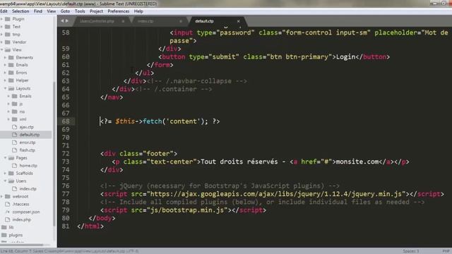 Configuration de cakephp 2.10 смотреть онлайн