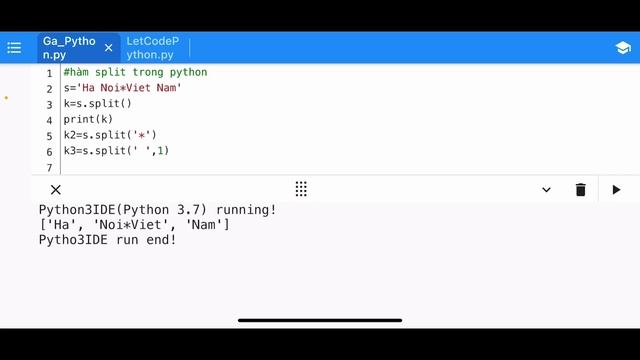 Cách dùng hàm split để cắt chuỗi trong python смотреть онлайн