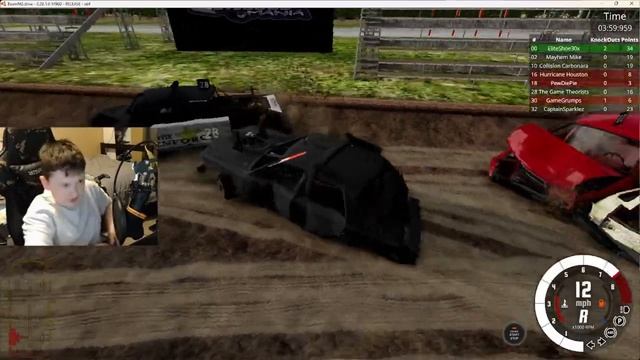 Running a Ford Crown Victoria in a derby BeamNG.drive смотреть онлайн