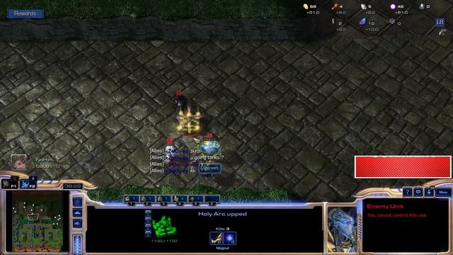 How to EASILY win with Holy Arcs! / Mines and Magic / Starcraft 2 arcade смотреть онлайн