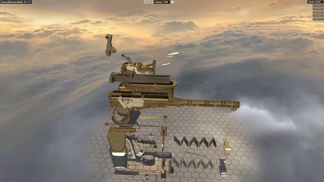 Mauser C96 Semi-Automatic Pistol - Step By Step Disassembly & Reassembly