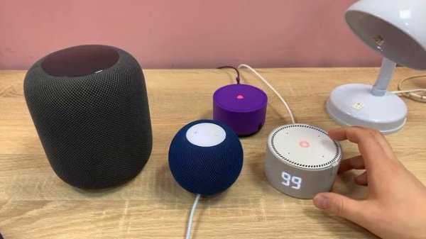 Apple HomePod mini на русском - распаковка настройка тест, сравнение с Яндекс Станцией Мини и Лайт