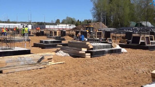 Новости со строительной площадки: проведение текущих работ по возведению ПКТБ «Совэлмаш» смотреть онлайн