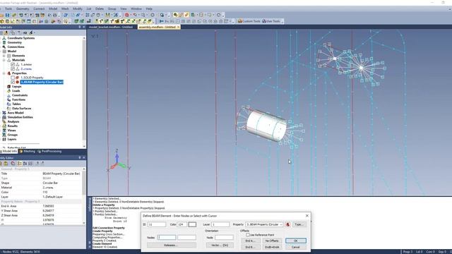 Конечно-элементное моделирование сборочной единицы в FEMAP смотреть онлайн