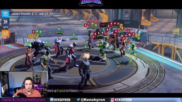 Counter Doc Ock Sinister Six in War!!! War Counter Series Marvel Strike Force смотреть онлайн