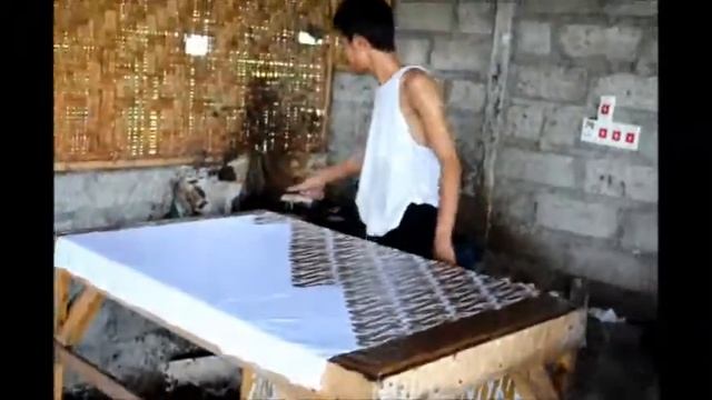 How Do We Make Sarongs? Screen Print & Batik Stamp Method смотреть онлайн