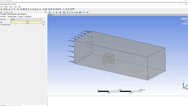 How to create expressions in Ansys CFX - Power law velocity inlet profile example смотреть онлайн
