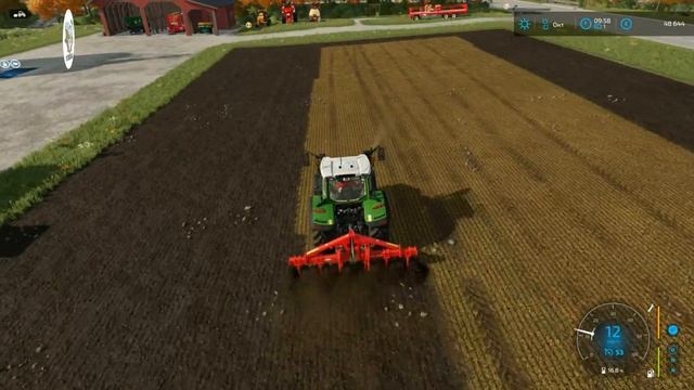 FS 22. Убираем соевые бобы и сеем Ячмень.(Harvest soybeans and sow barley.) смотреть онлайн