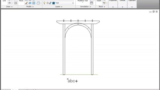 Create Text and Dimensions - AutoCAD LT 2011 смотреть онлайн