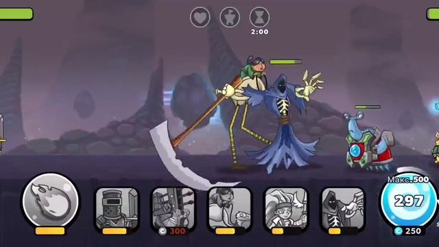 жнец против Пришельцы в игре TOWER Cououest смотреть онлайн