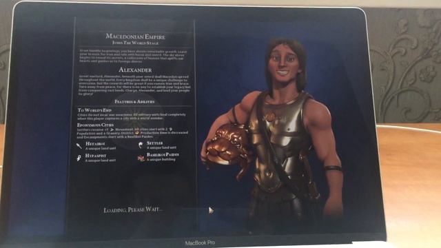 Civilization 6 на MacBook Pro 2017 15