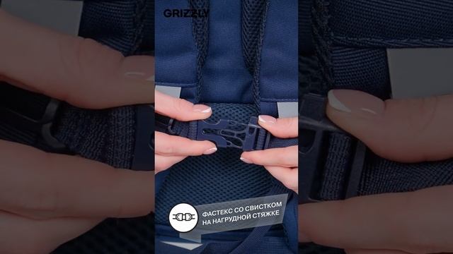 Рюкзак школьный с карманом для ноутбука 13", анатомической спинкой, для девочки RG-366-6 от GRIZZLY смотреть онлайн