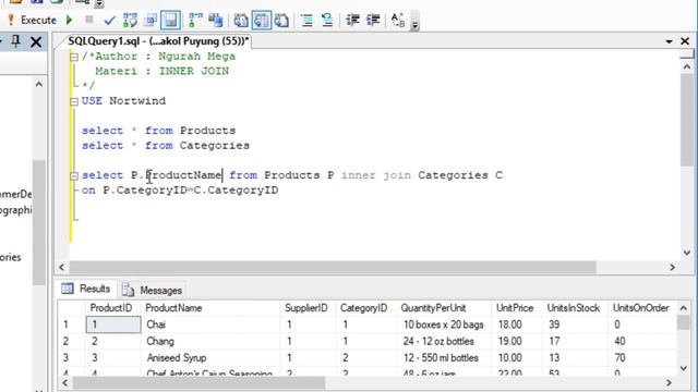 #SQL Tutorial SQL SERVER INNER JOIN [ bahasa Indonesia ] смотреть онлайн