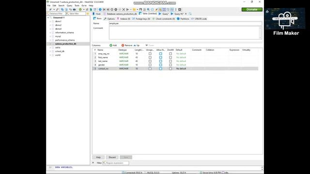 How to create DBMS with Heidi SQL ? смотреть онлайн