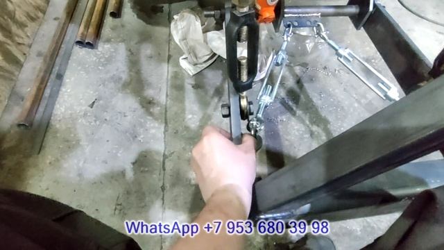 Задняя трехточечная навеска на минипогрузчик/минитрактор с ВОМ. Все размеры. смотреть онлайн