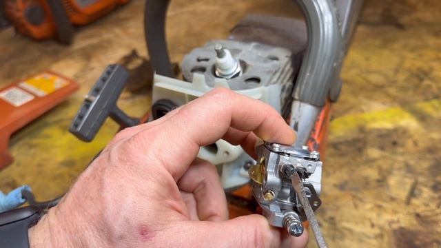 Husqvarna 55 Rancher Chainsaw Carburetor & Intake Replacement