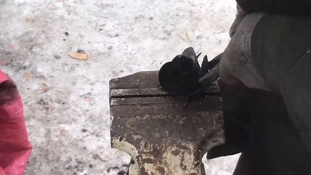 Как сделать кованую розу своими руками смотреть онлайн