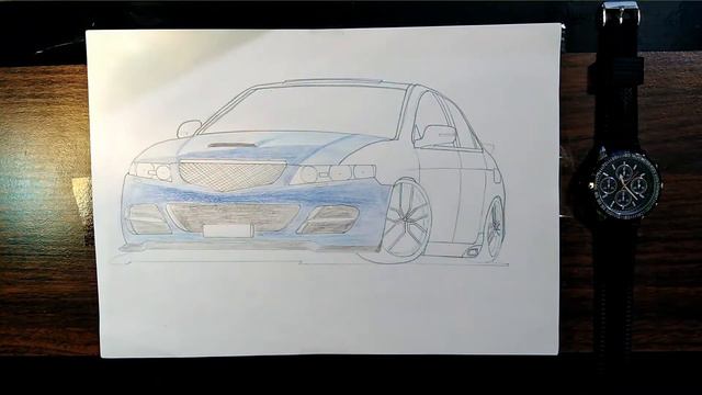 car drawing : honda accord смотреть онлайн