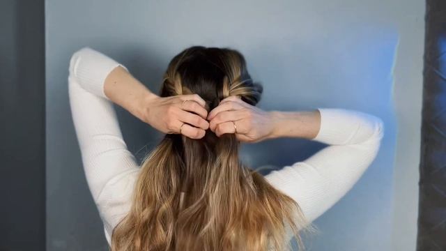 Очень красивые причёски на каждый день, которые легко повторить. Easy everyday hairstyle! смотреть онлайн