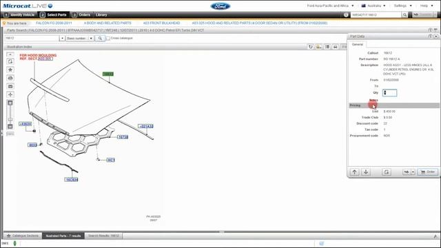 Microcat LIVE - Ford - Advanced search options смотреть онлайн