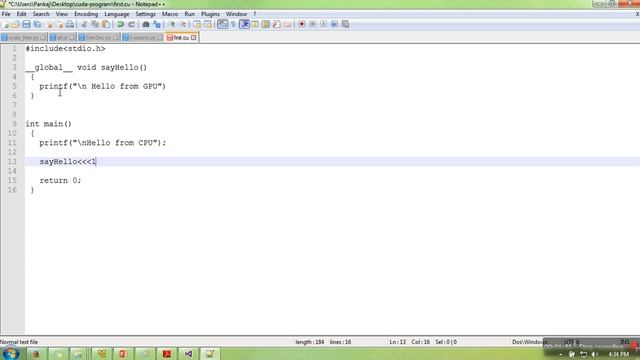 Cuda Tutorials - 6 #Multiple Thread execution Demonstration with Simple cuda Program смотреть онлайн