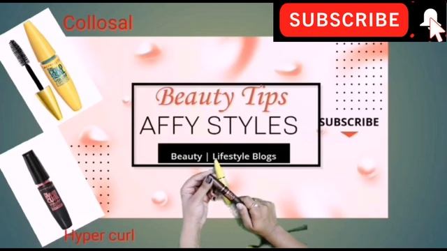 Maybelline hypercurl V/S Maybelline colossal mascara || affy styles смотреть онлайн