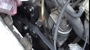 Замен приводного ремня Mercedes vito 638 (Часть 2)
