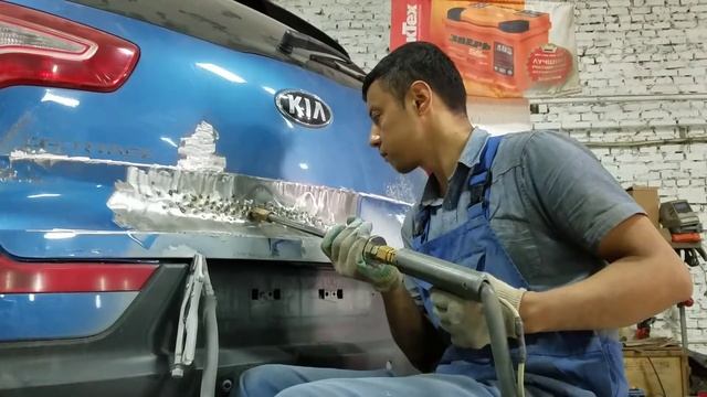 Кия Спортейж ремонт жараени! смотреть онлайн